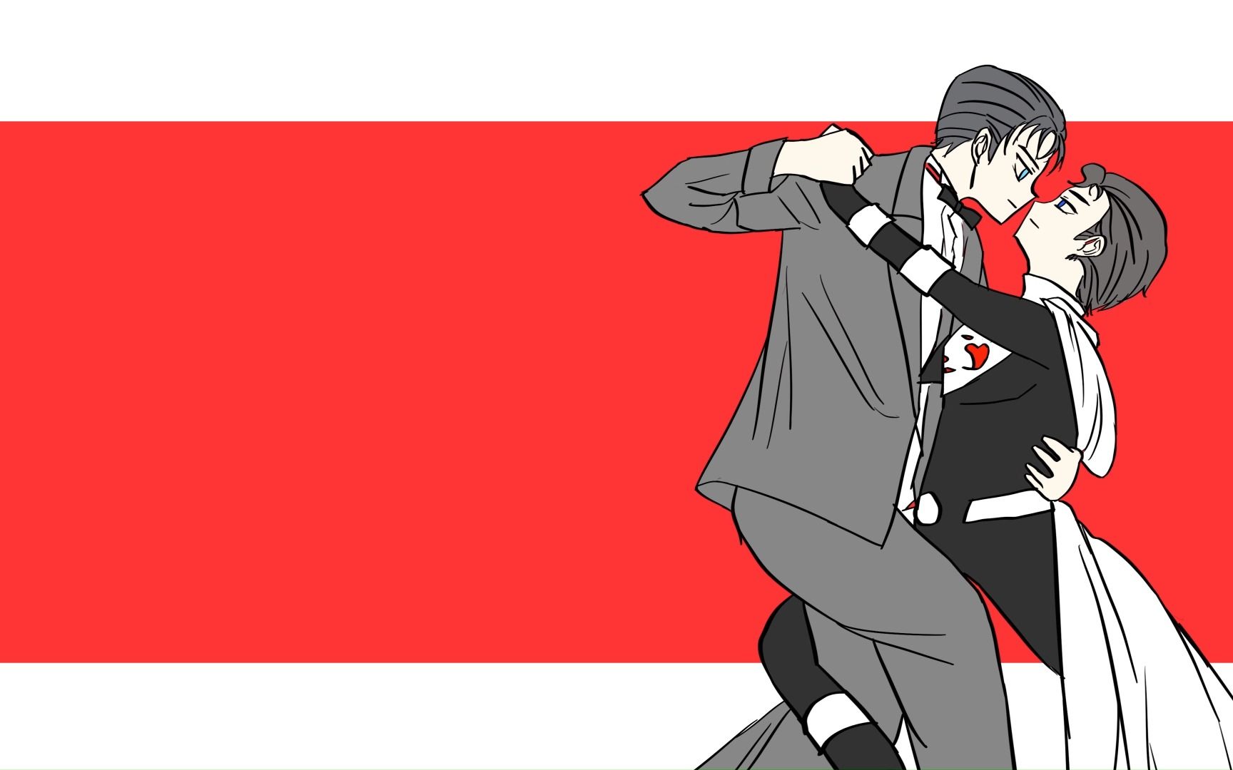 【dc/手书/蝙超·灰白】savage