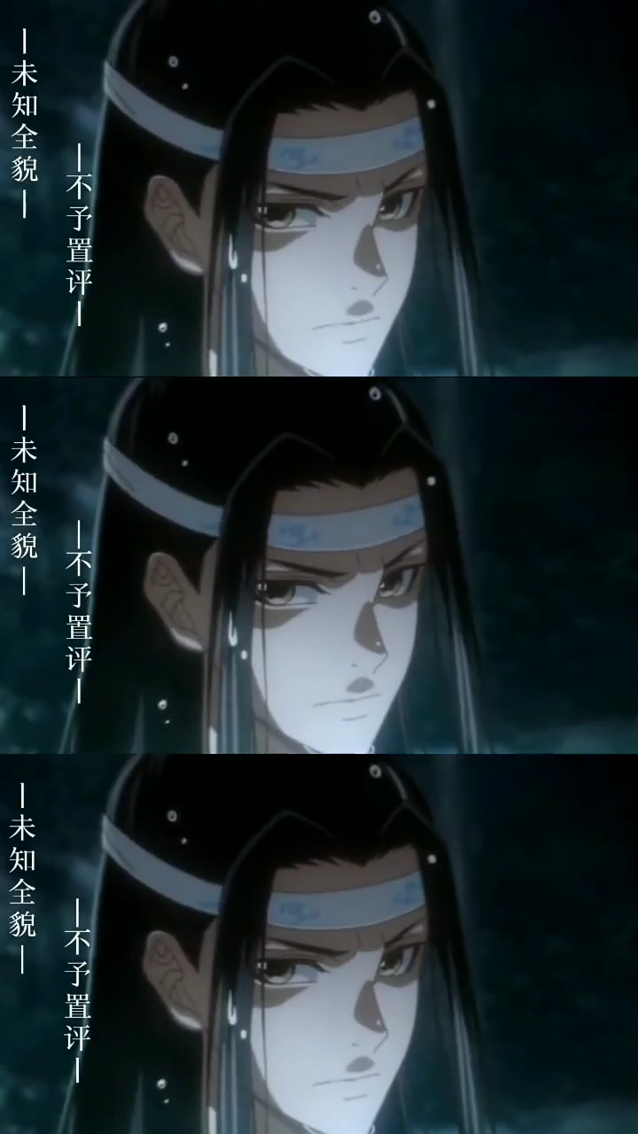 未知全貌,不予置评#魔道祖师#蓝忘机