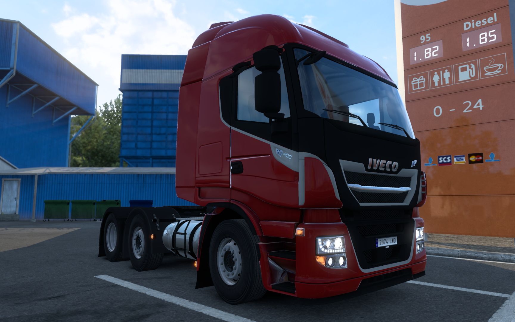 欧卡2mod: shumi的依维柯iveco hi-way 重做v3.8 1.45