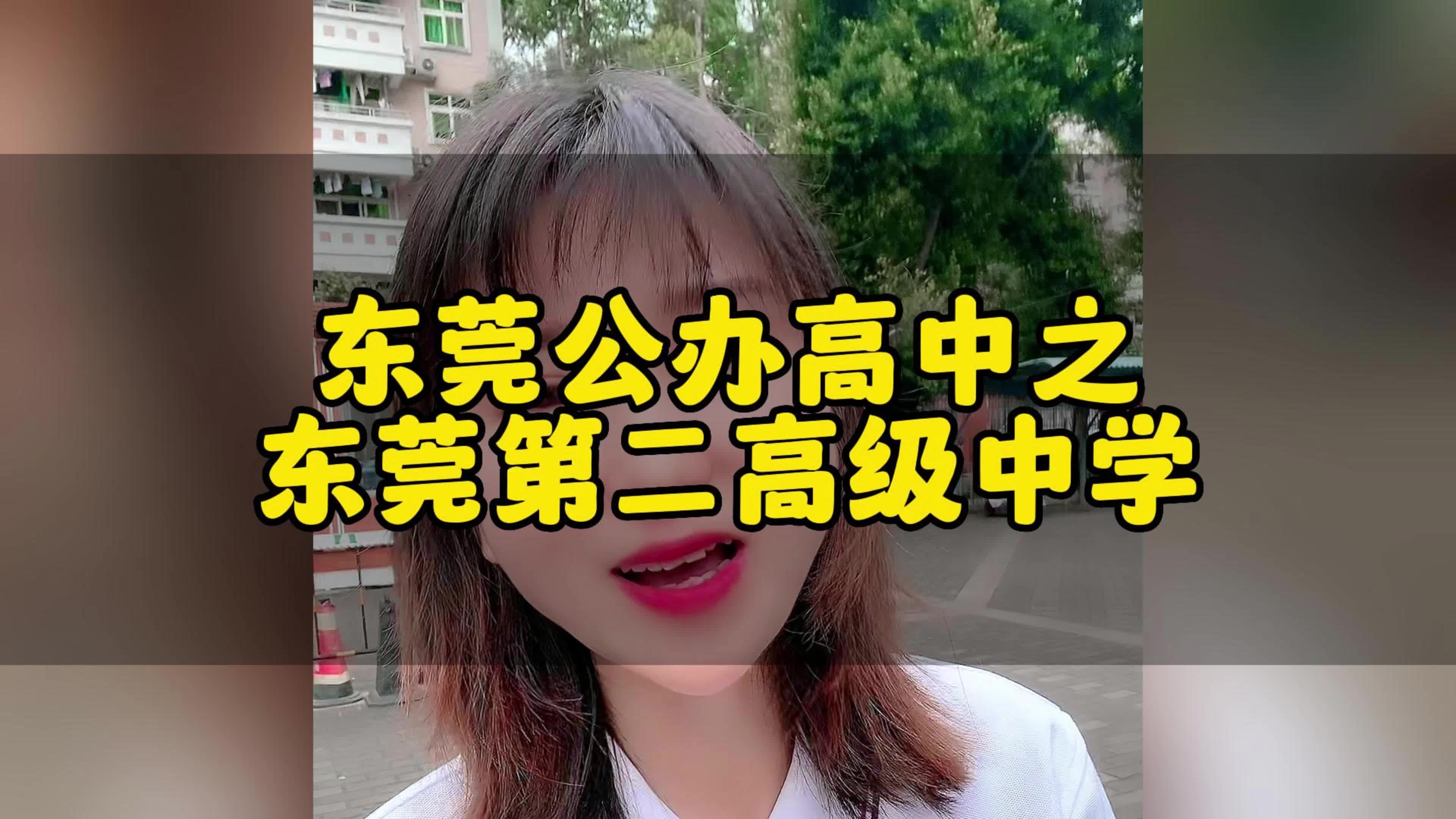 东莞市公办高中之第二高级中学#东莞教育#东莞公办学校哔哩哔哩bilibili