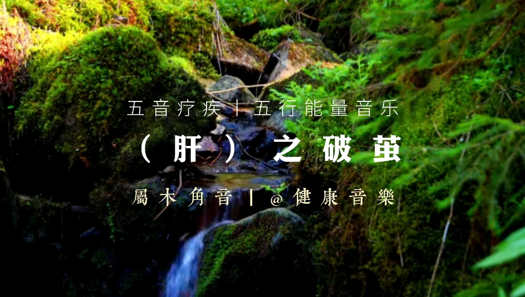 五音疗疾丨五行能量音乐,肝之破茧,属木角音,疏肝理气,解郁助眠哔哩哔哩bilibili