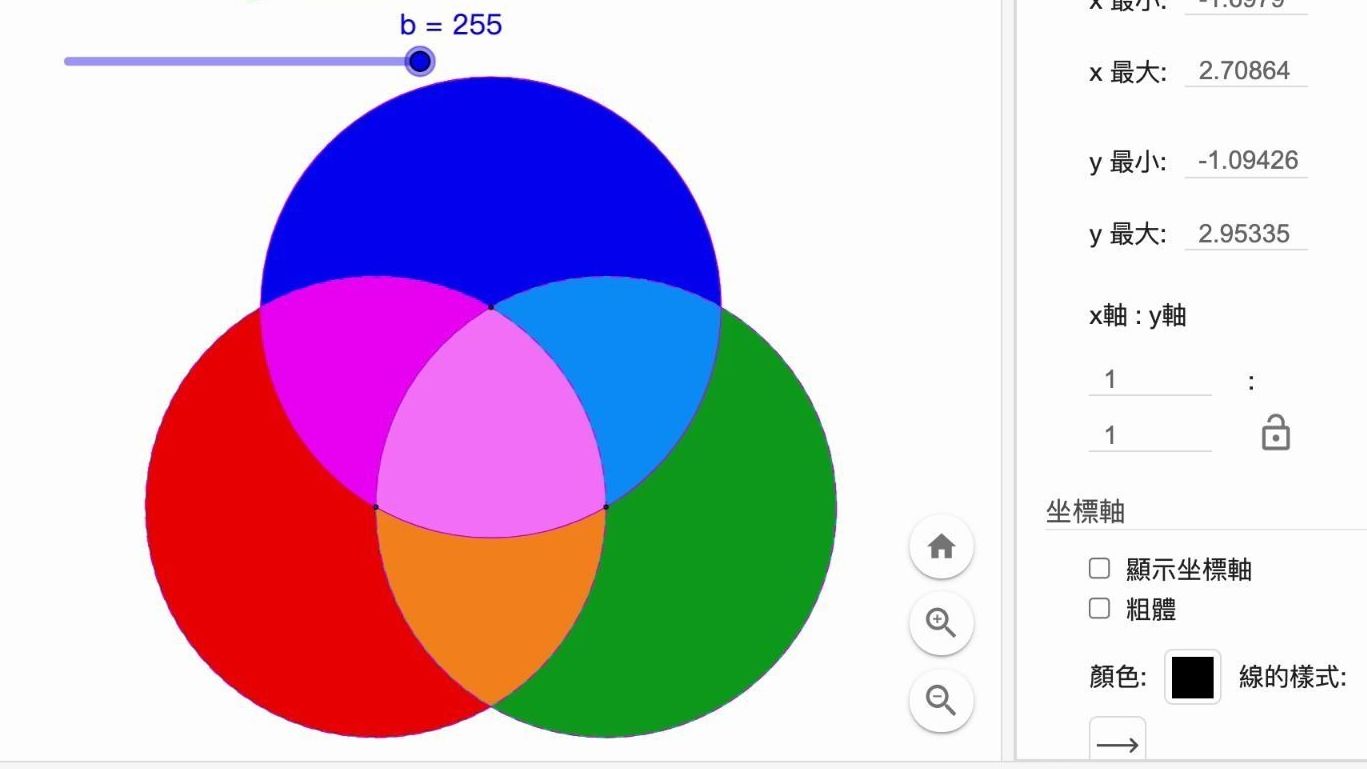 S10G1 光的三原色RGB色盘 [Geogebra]哔哩哔哩bilibili