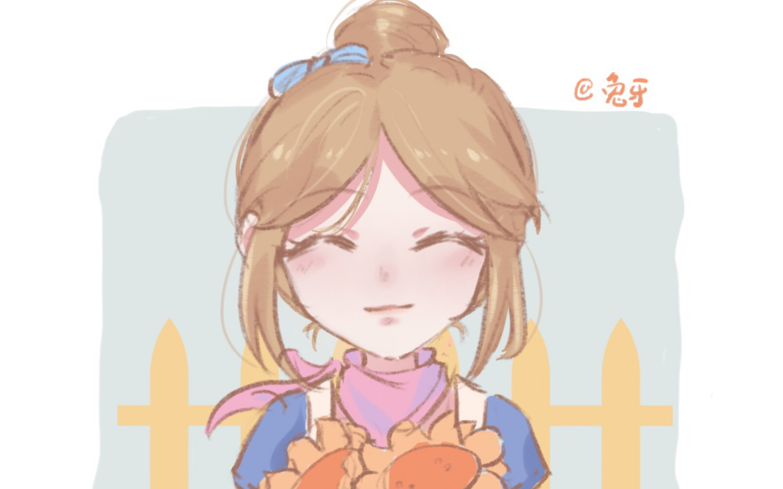 摩尔庄园 尤尤拟人【procreate】