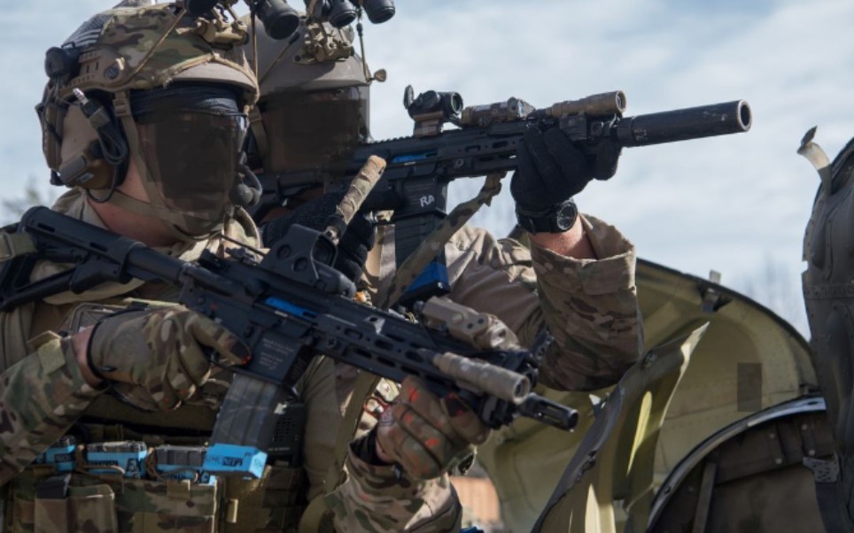 美国空军24th sts特种战术中队cqb作战训练展示