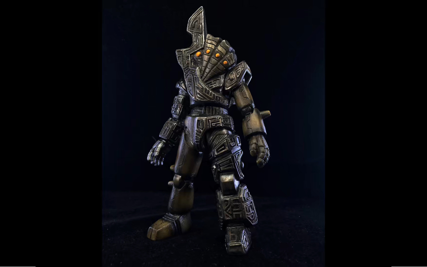 自改 可动 哥布纽(奥夫玛)shf比例(勉强)迪迦奥特曼 反派机械怪兽 17