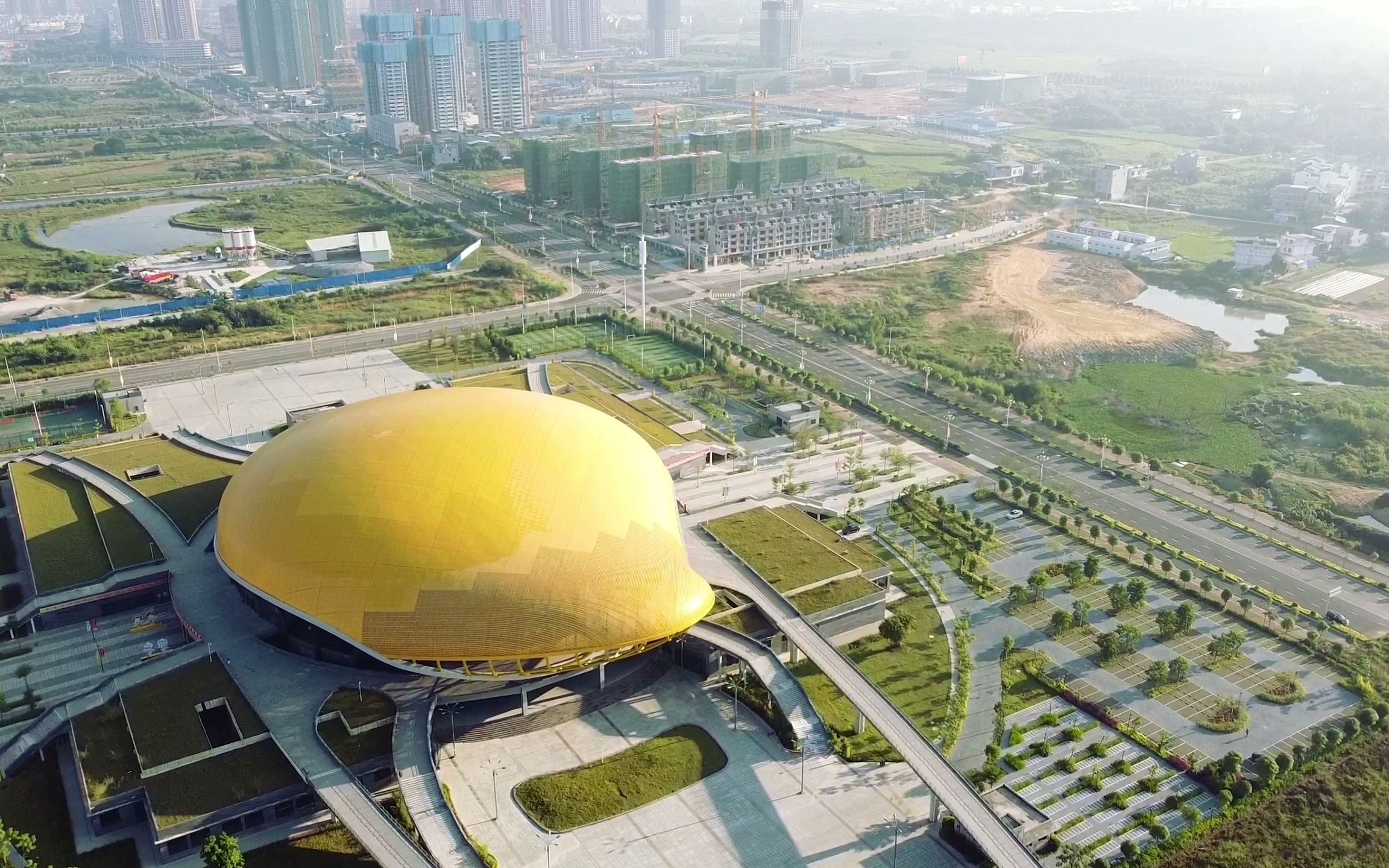 航拍田东县体育馆_哔哩哔哩_bilibili