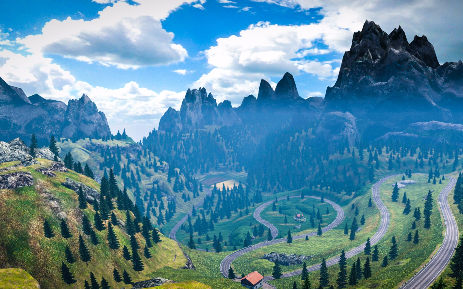 【欧卡2】驰骋北欧山路 part.