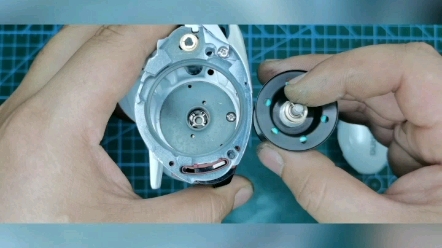 21款红蝎dc改短轴轮 #21红蝎dc改装 #水滴轮改装 #禧玛诺dc #红蝎dc