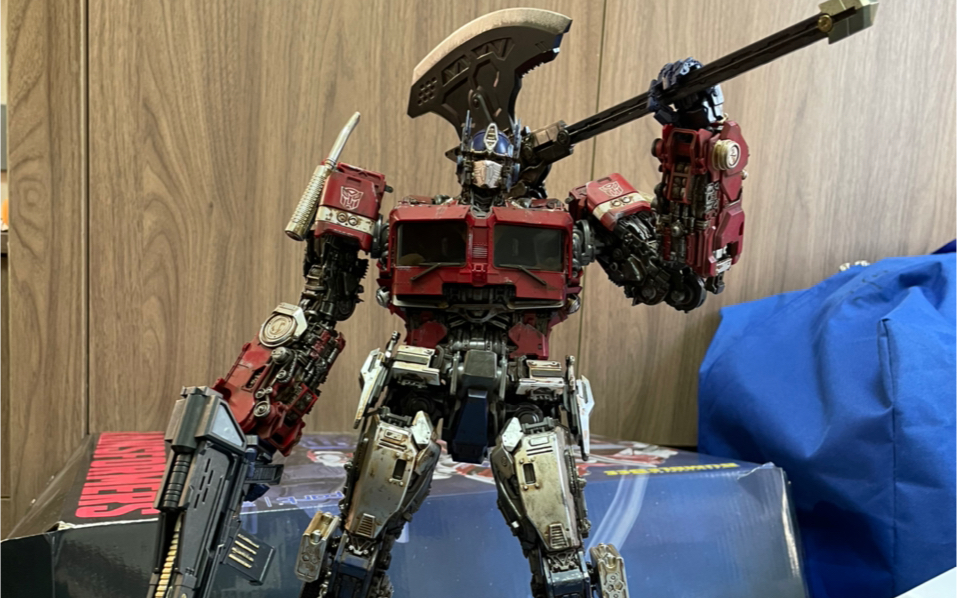 十分钟做完擎天柱斧子上色旧化