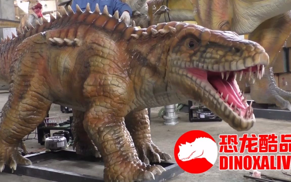 仿制后鳄龙模型扬子鳄博物馆史前生物模型