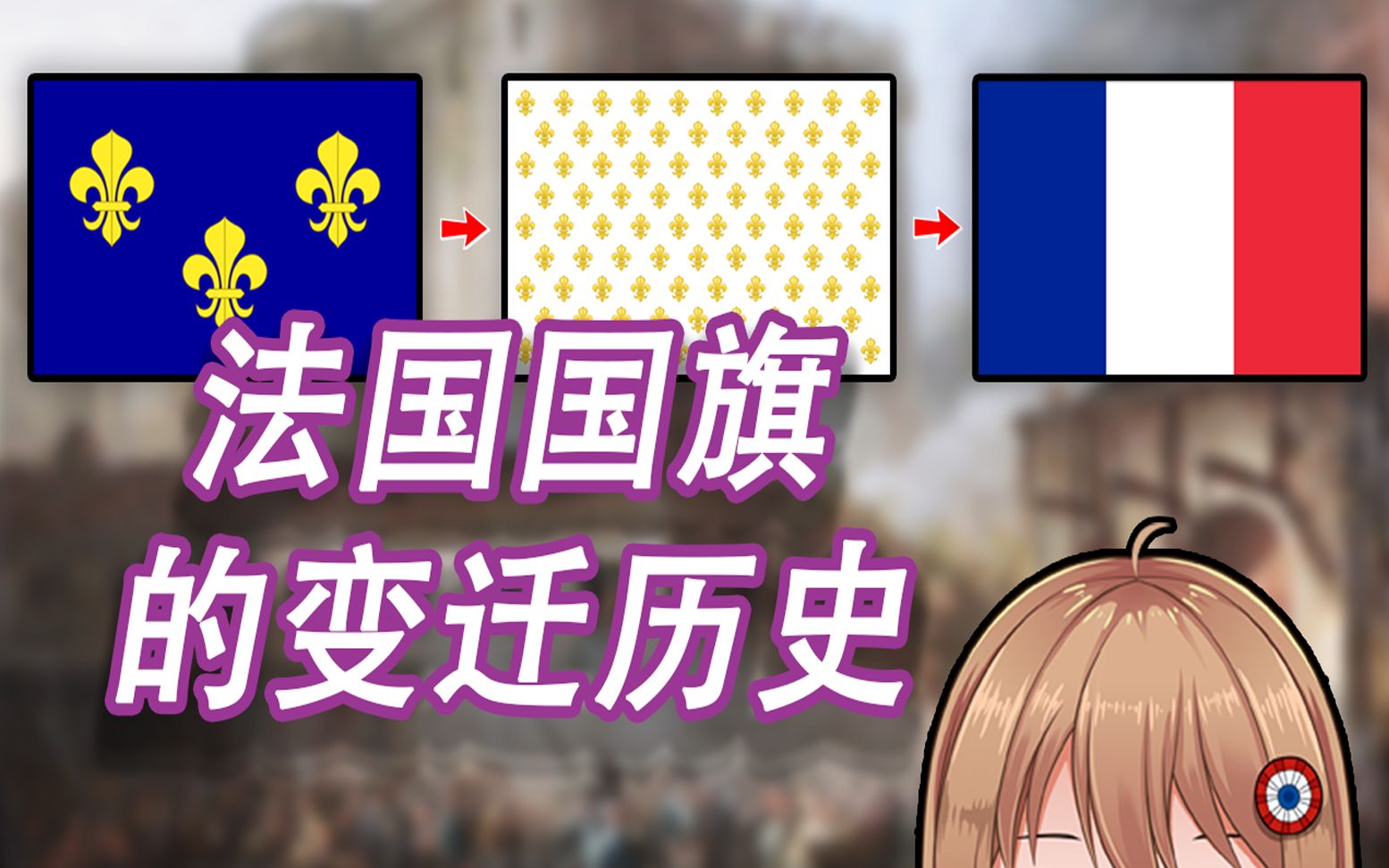 法国国旗的变迁历史从鸢尾花到三色旗