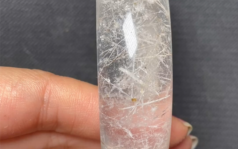 雪霜发晶手镯54.2圈口