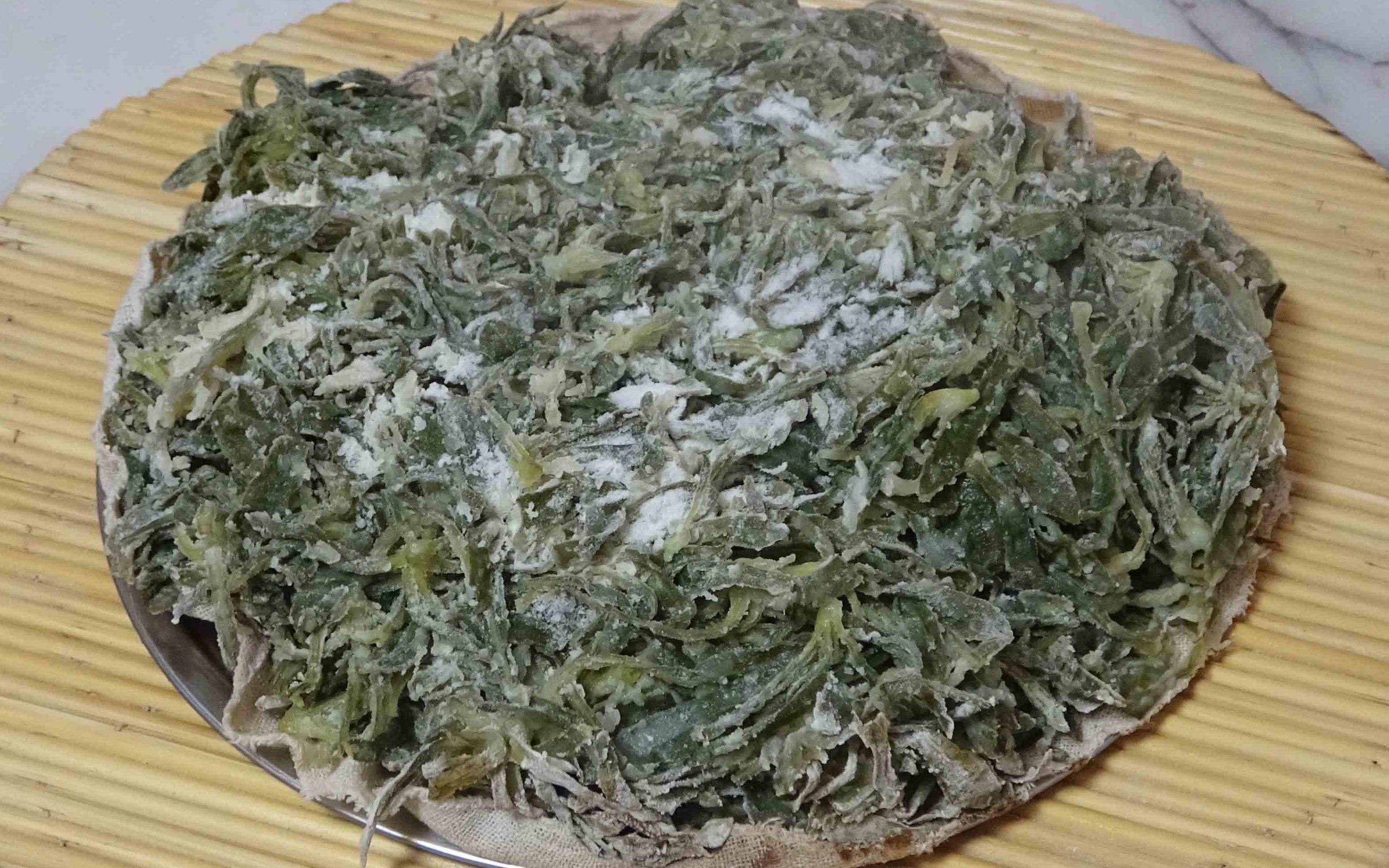 [图]妈妈做的蒸野菜，这种野菜农村很多蒸蒸很好吃