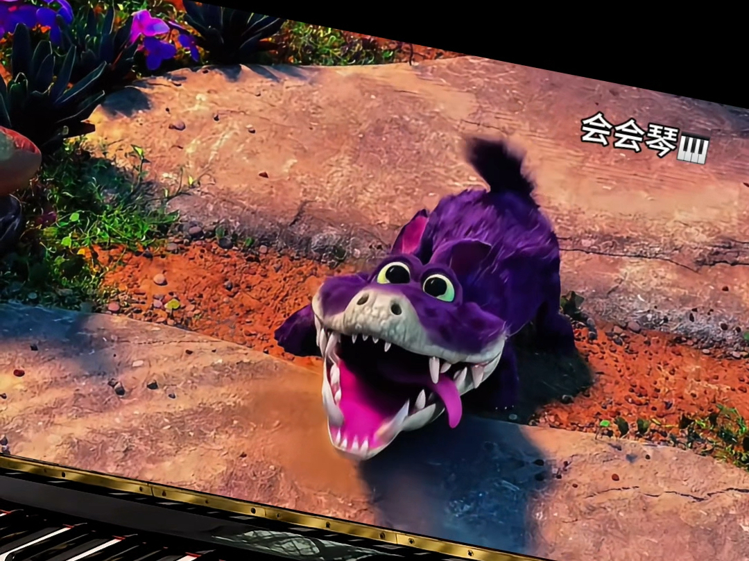 "有个傻里傻气的宠物,是一种怎样的体验"#钢琴 #手动配乐 #疯狂原始人