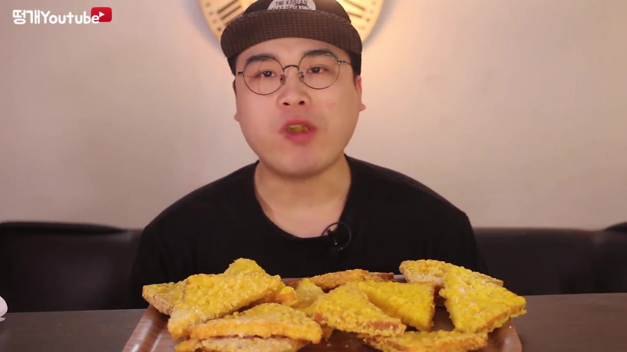 韩国吃播无说话吃播donkey弟弟炸吐司20170417发布