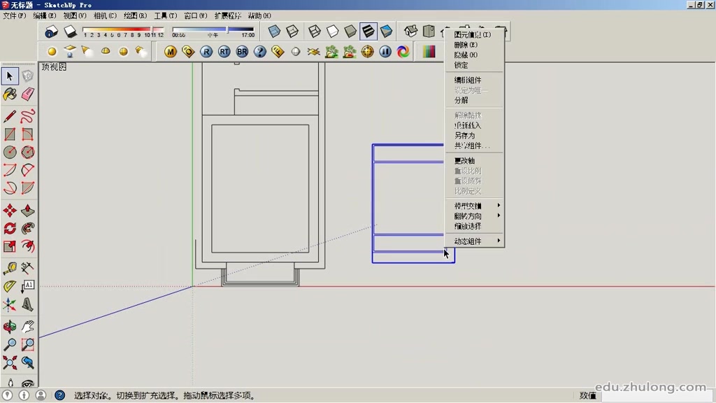 [图]Cad图纸整理和Sketchup建模示范