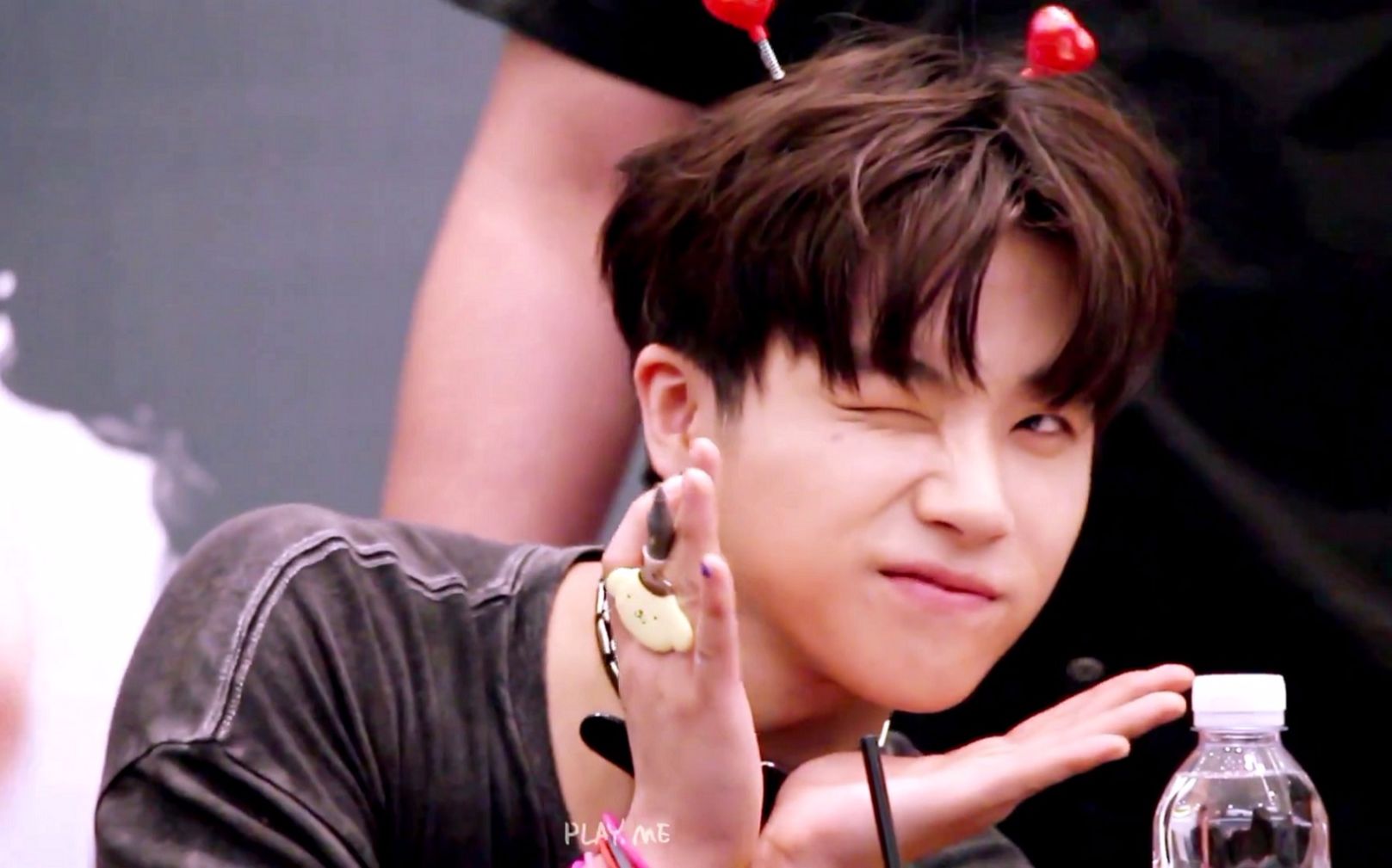 【ikon】【金振焕】 可爱妖精金振焕 @ new kids 粉丝签名会 (thank