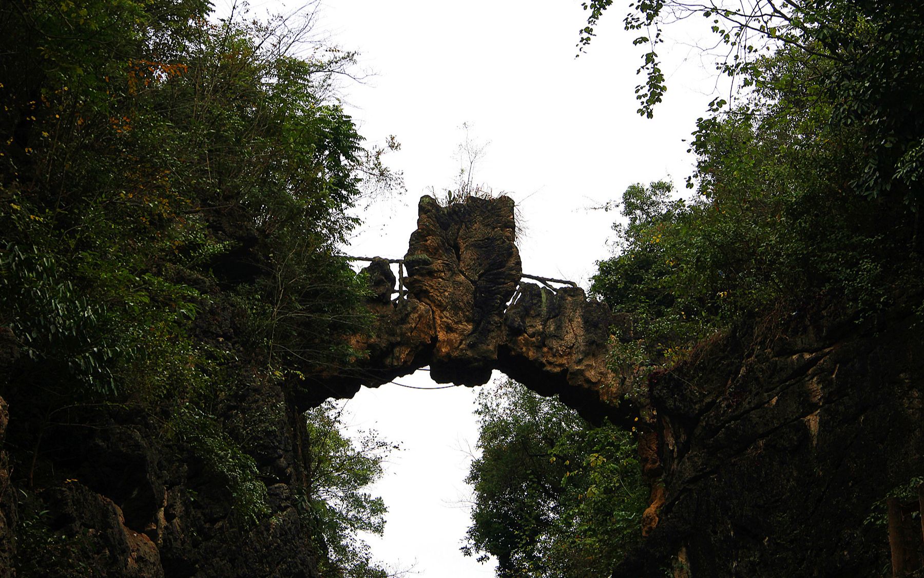 贵州黄果树天星桥景区,这地方叫做桥上桥上桥,有意思吧哔哩哔哩bilibili