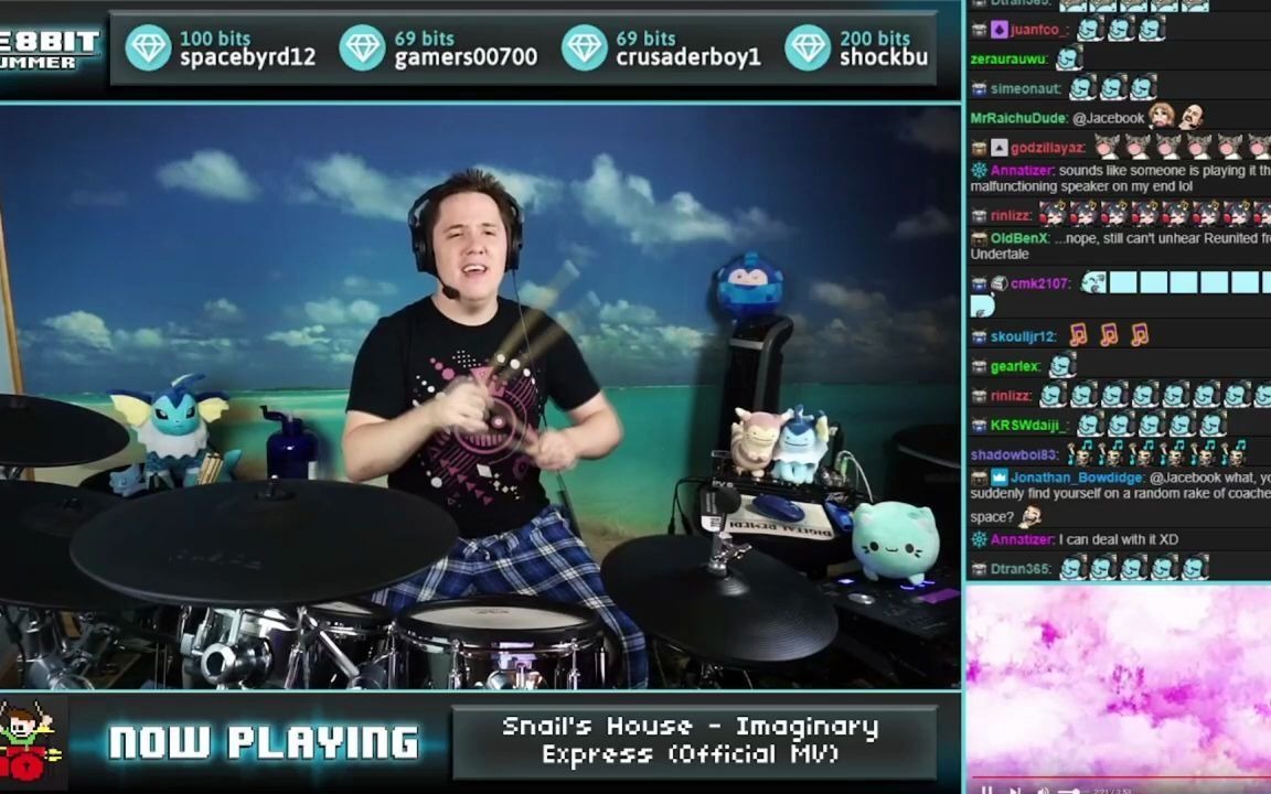 [图][8bitDrum]-Snail's House - Imaginary Express On Drums!-MGMZn1cl4P0