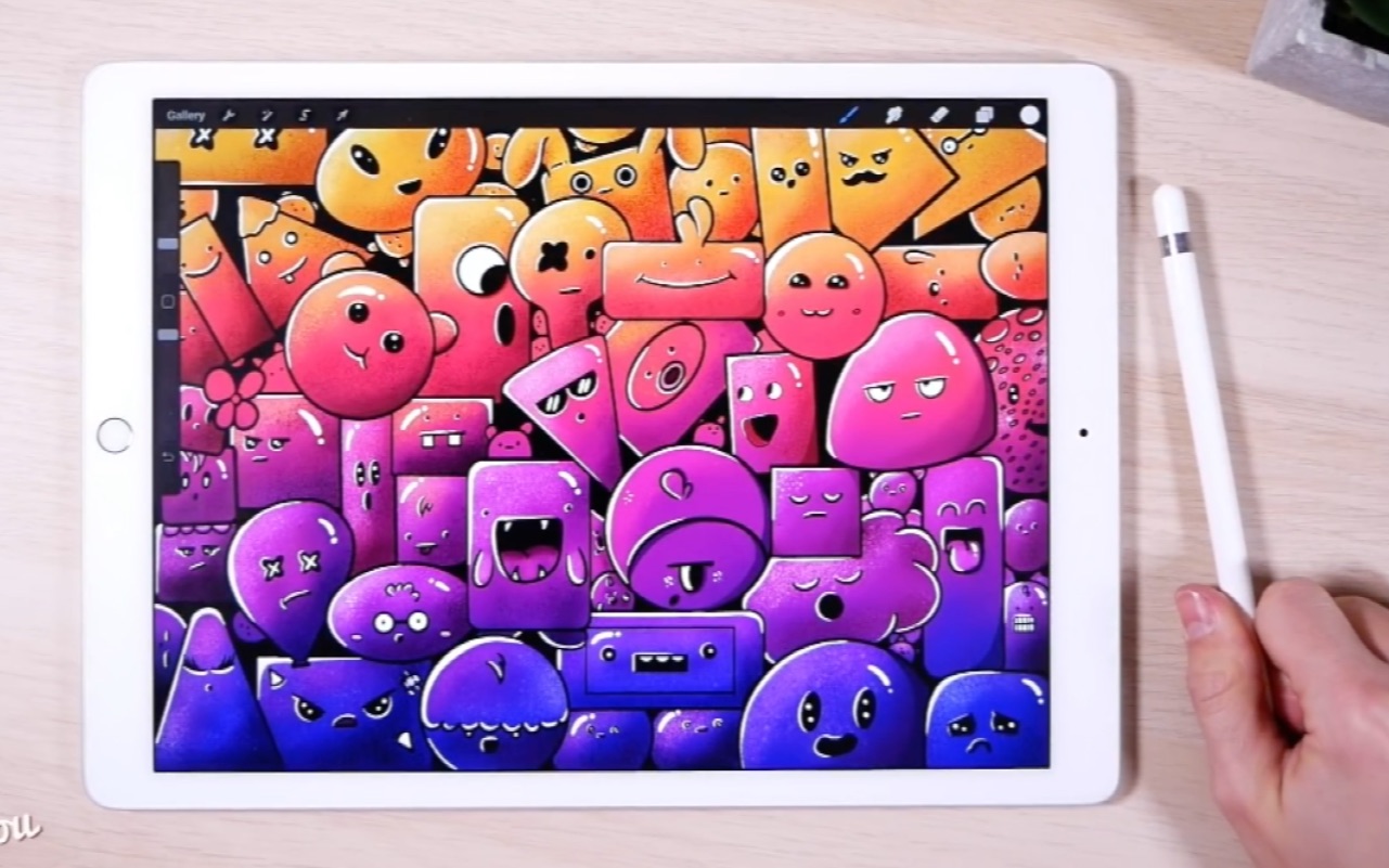 【手残也能画】ipad插画q版涂鸦