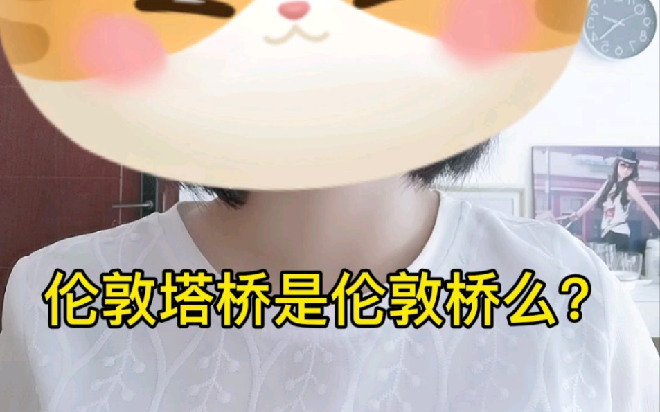 伦敦塔桥是伦敦桥么?哔哩哔哩bilibili