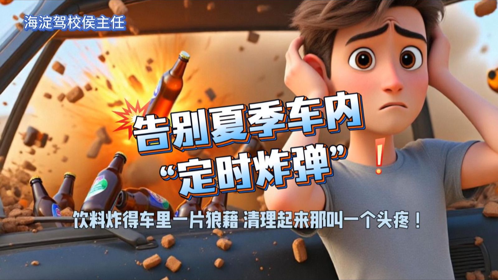 💣夏天车里别乱放！这些“隐形炸弹”一爆就是全车报废！