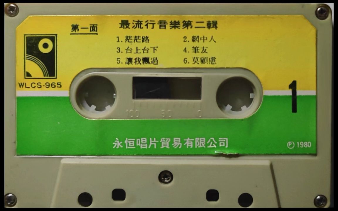 [图]【磁带欣赏】香港轻音乐——最流行音乐第二辑（1980年永恒唱片出版）