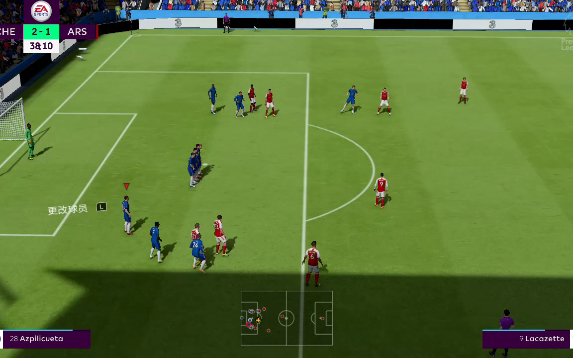 日常分享,switch版fifa21精彩集锦,任意球破门