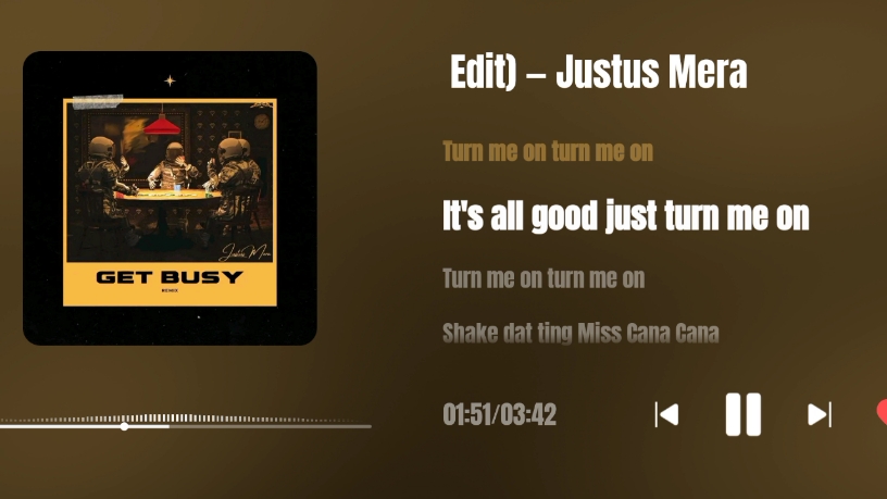 #Get Busy (Radio Edit) 高燃节奏感英文歌