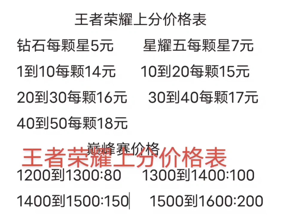王者代刷网站推广免费 B站