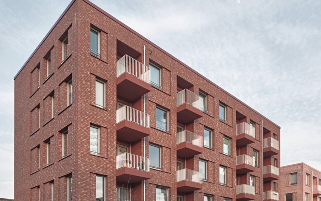 无机装饰砂浆仿砖建筑立面设计