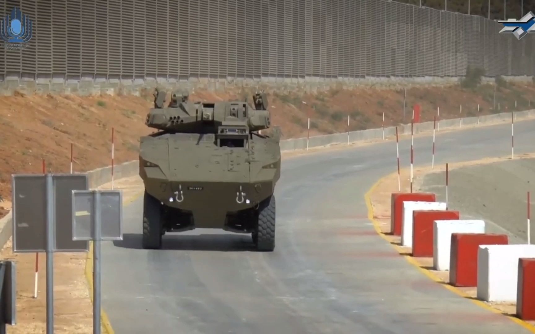 测试中的以色列"埃坦"(eitan) 8x8 轮式装甲车