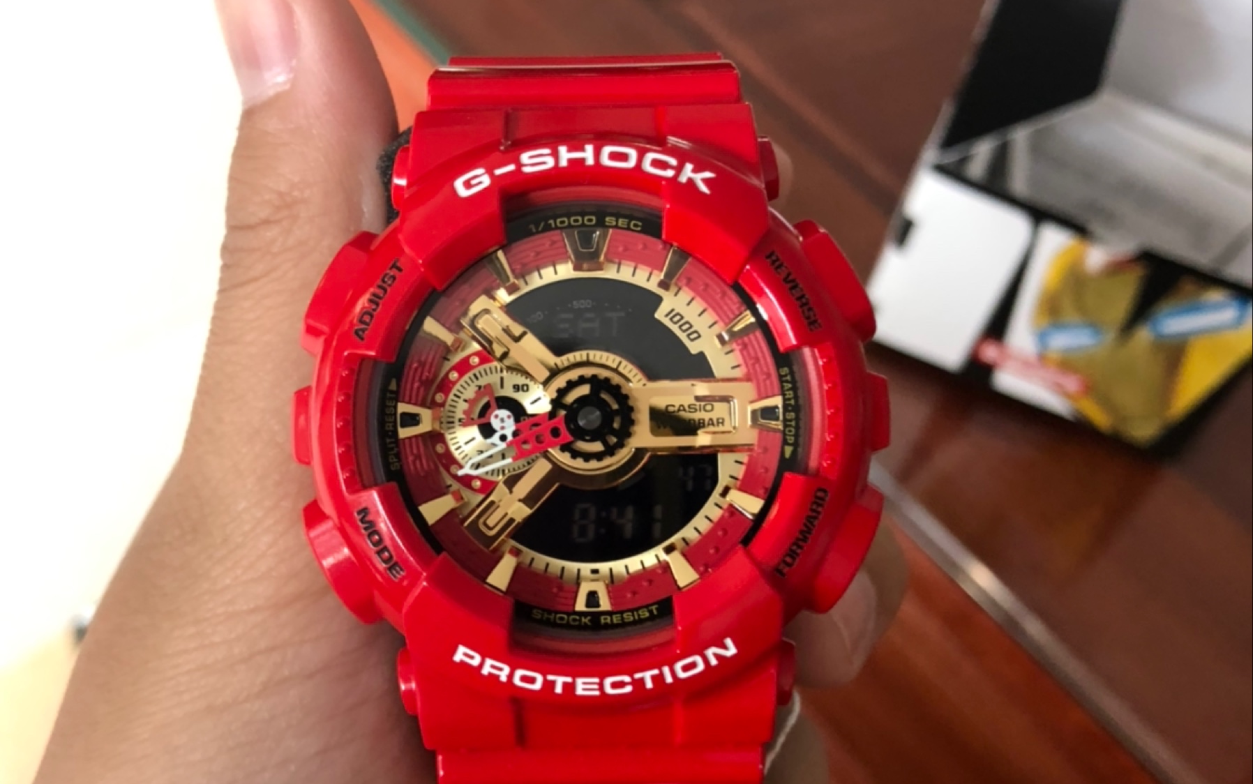 卡西欧连名钢铁侠gshock开箱