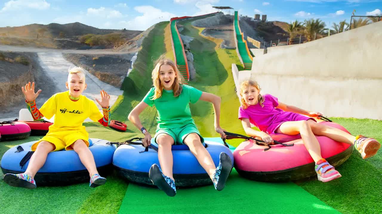 五个小朋友去游乐场