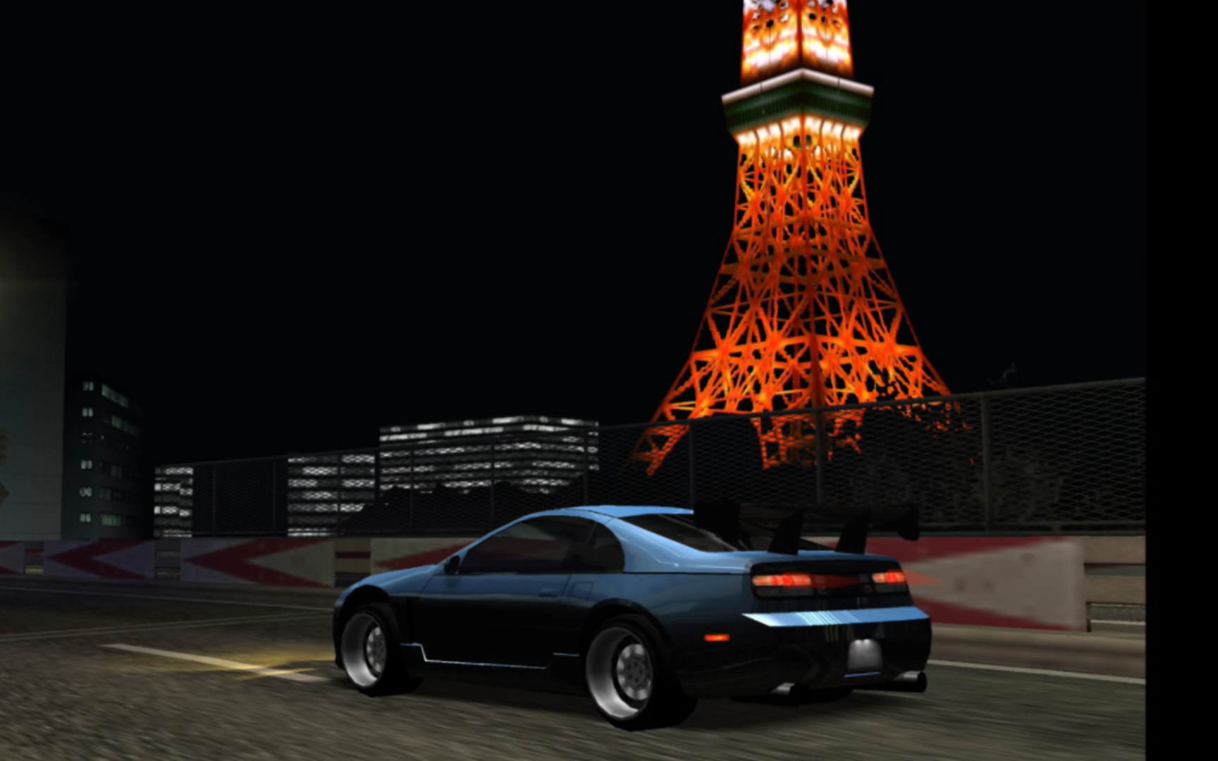 【psp湾岸midnight】11关z32视角再次挑战c1环状线