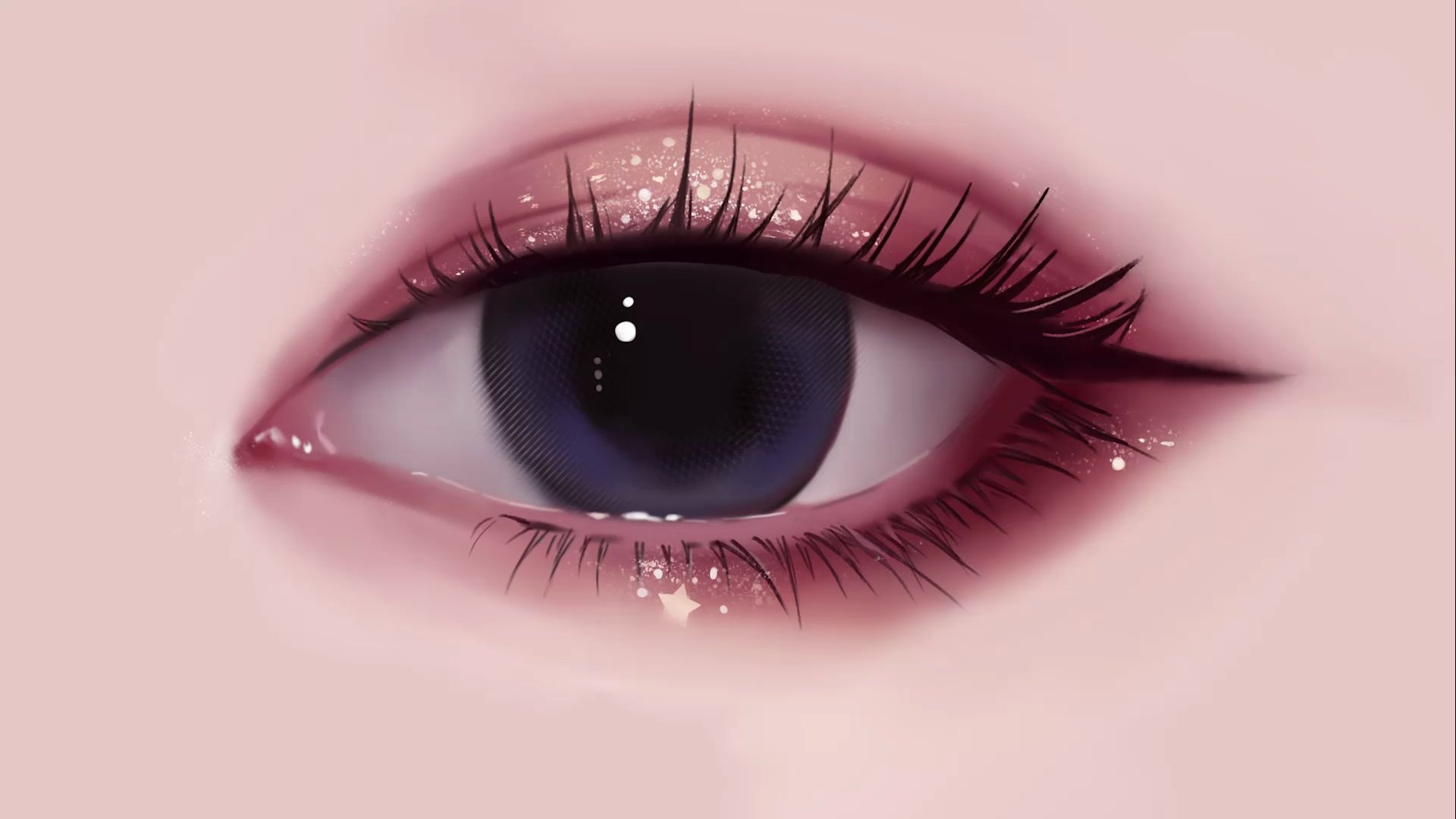 【板绘厚涂】画厚涂眼睛需要的一些小技巧,很多人都不知道!