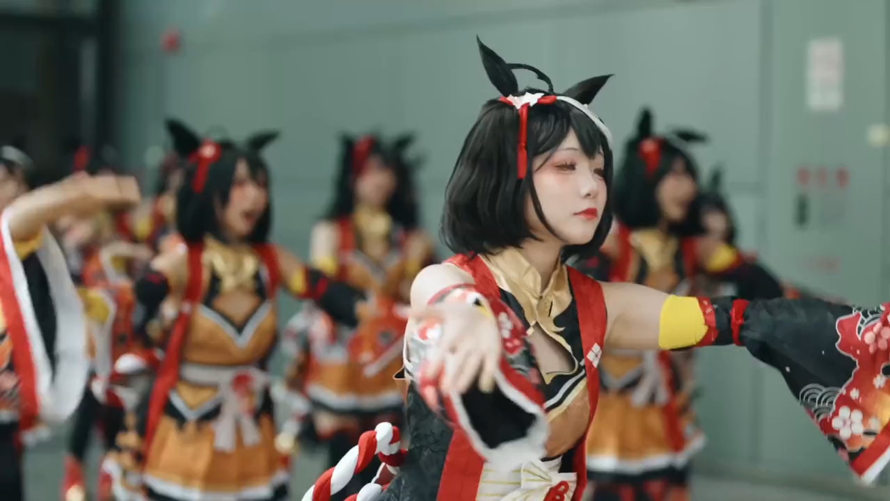 广州cicf漫展 现场30个小北一起跳舞