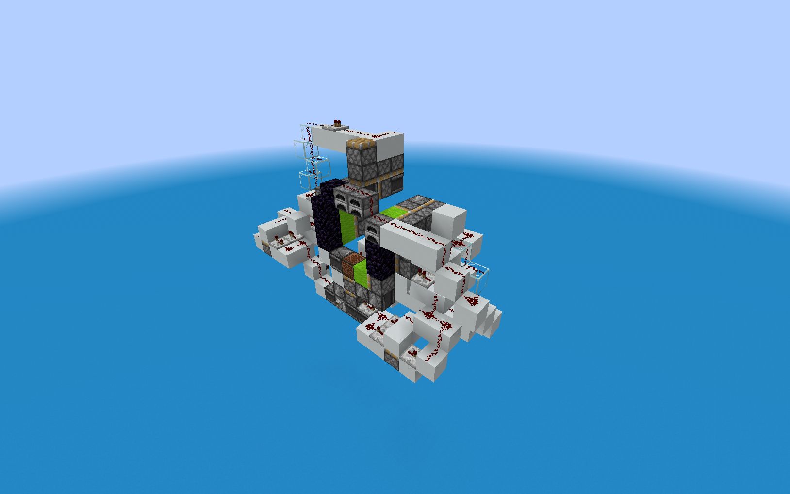 一个没有开关的3*3活塞门(压缩版)