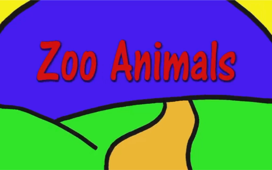 [图]Zoo animals ，动物园动物英语，幼儿英语学习