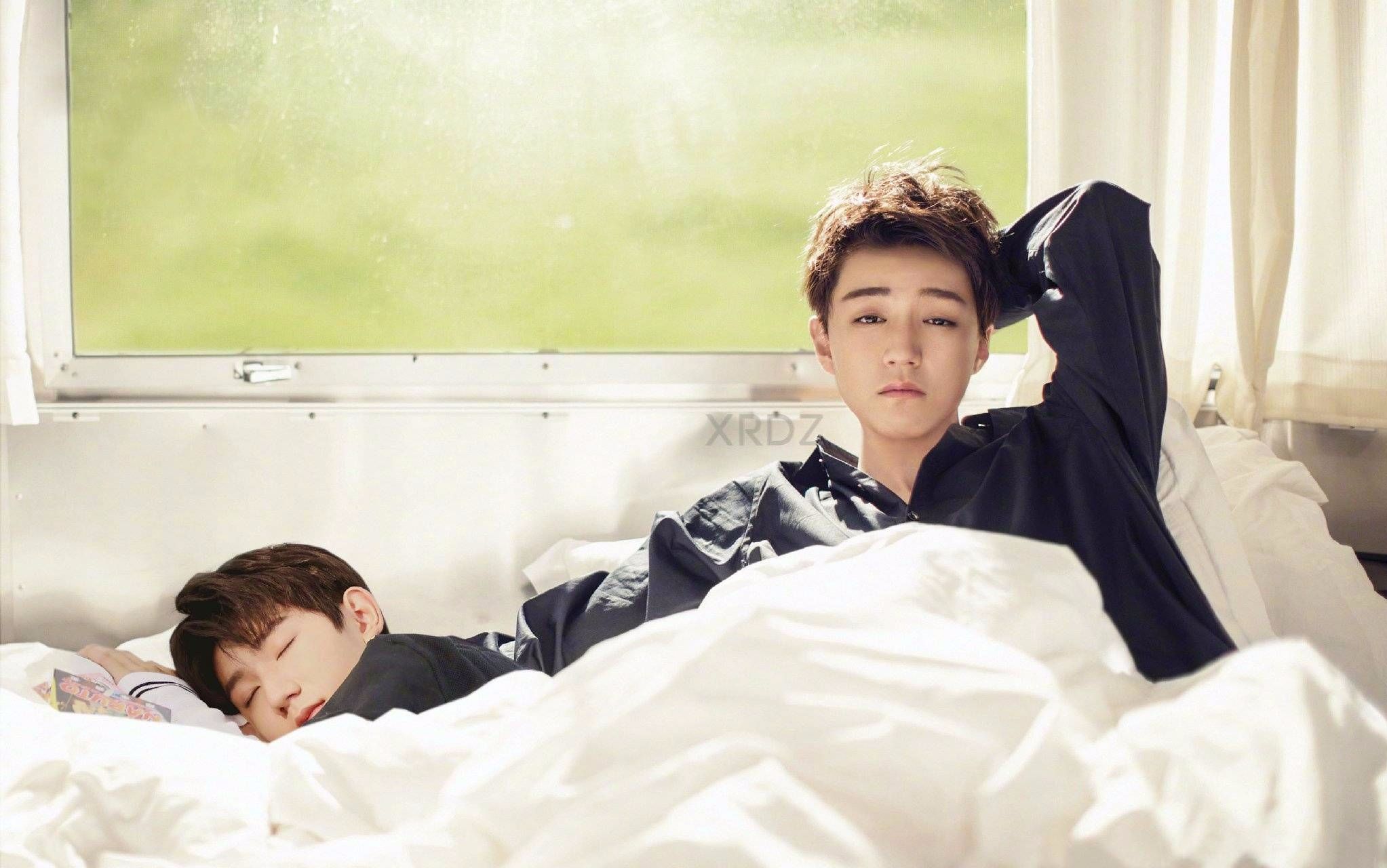 凯源脸红是因为这天气其实是因为你