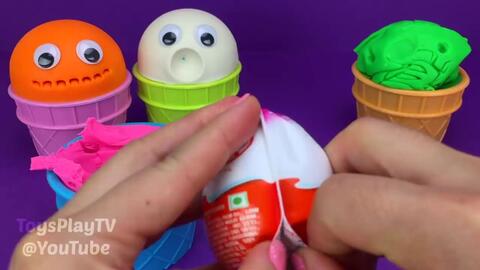 Play doh ice cream cheap cups surprise