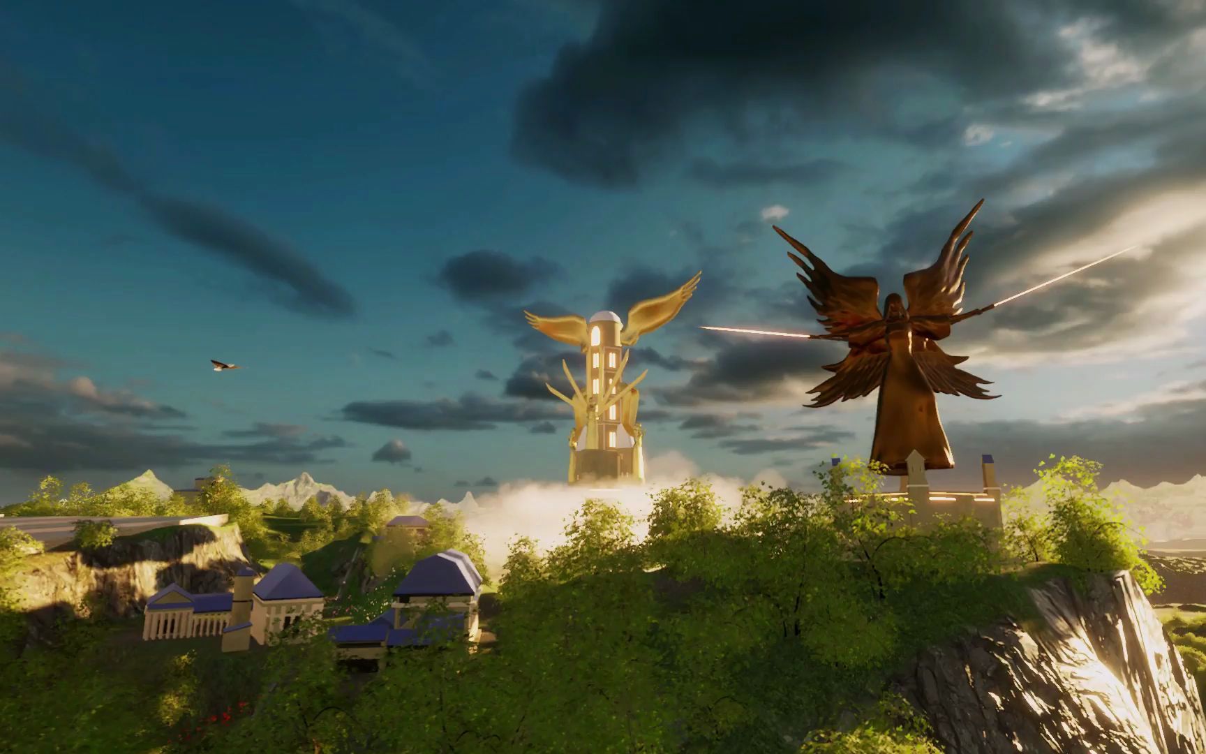 英雄无敌63d城镇计划之圣堂建筑细节展示