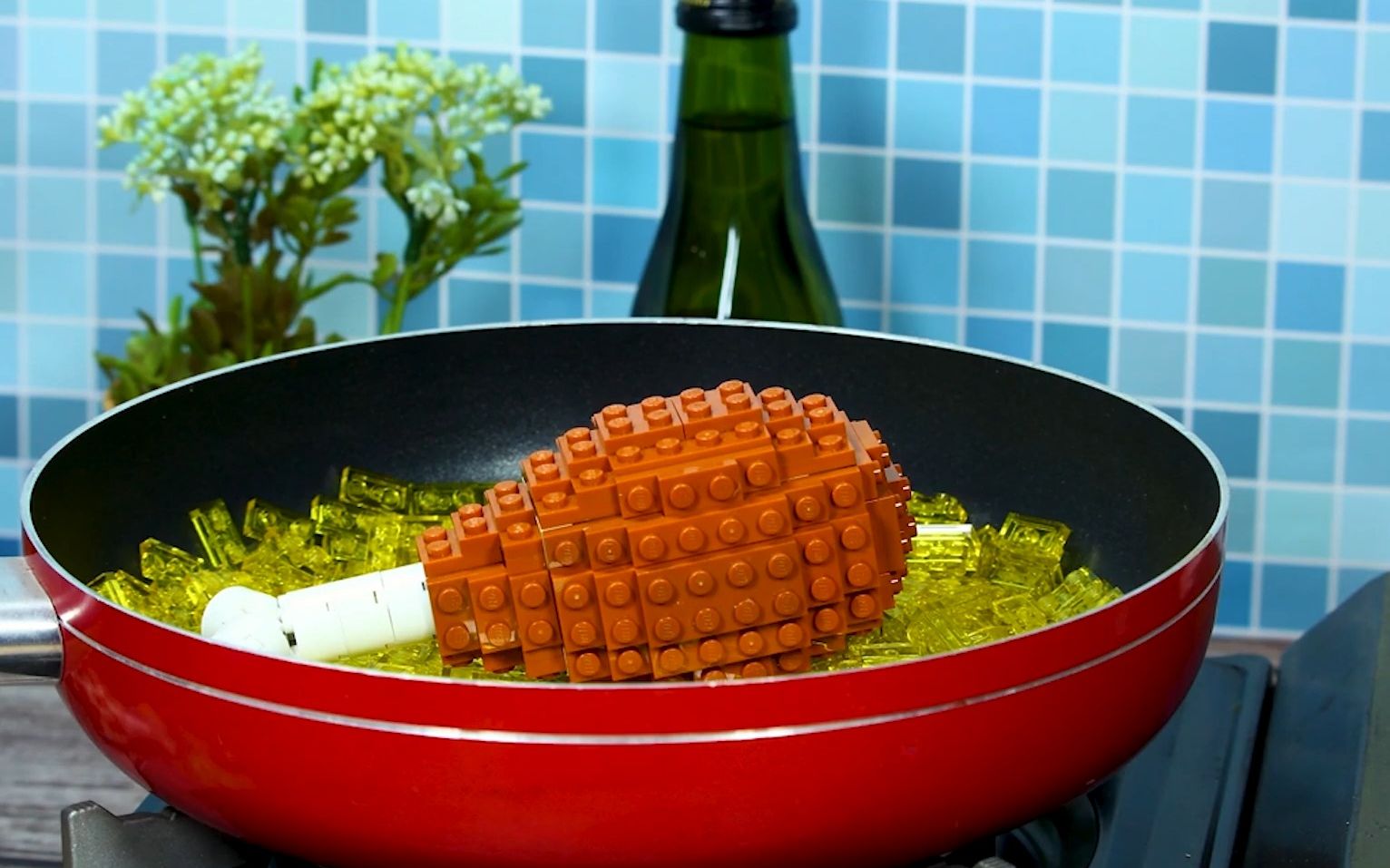 【定格动画】乐高烹饪-鸡腿