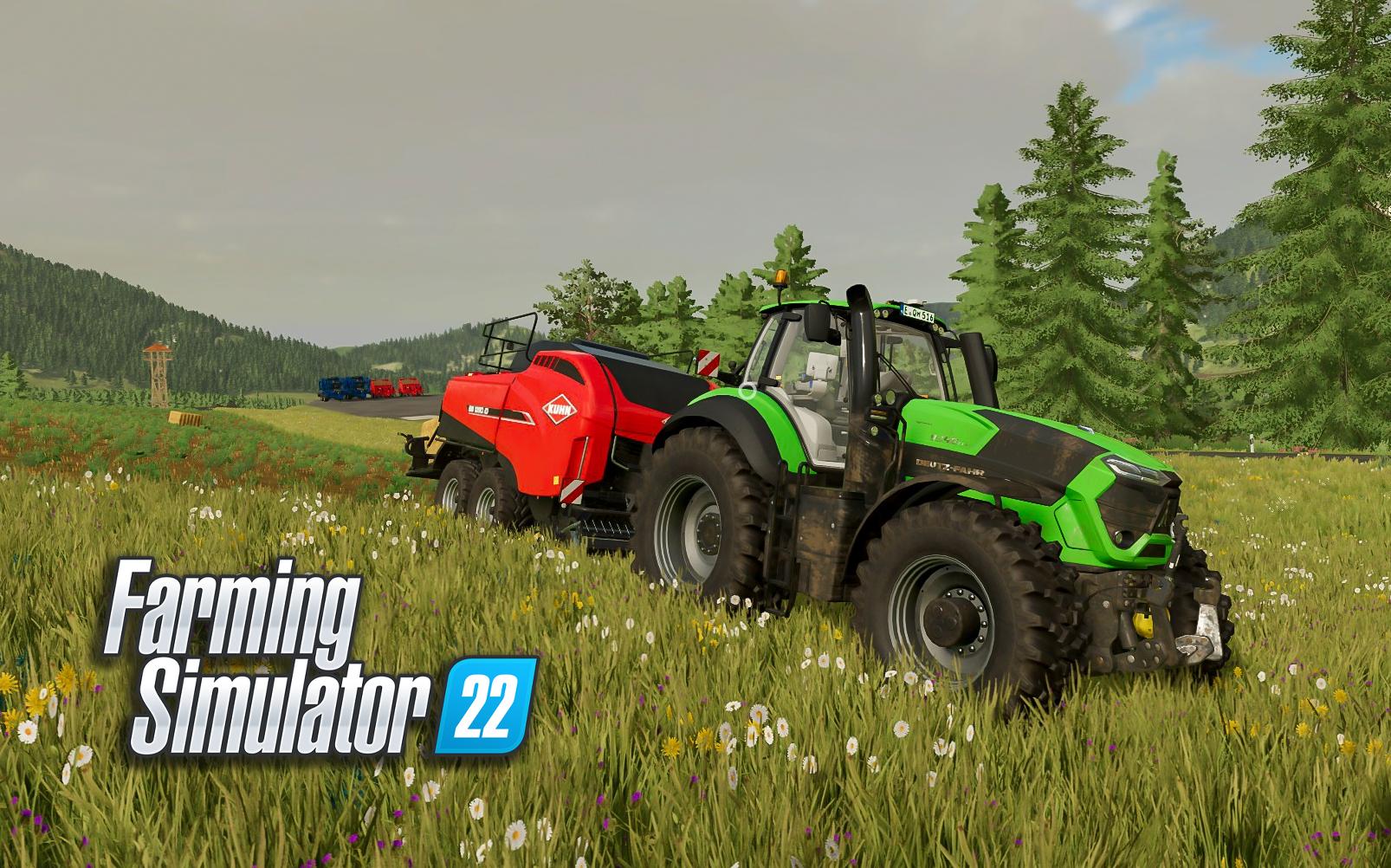 《模拟农场22》为数不多的晚上工作 | farming simulator 22