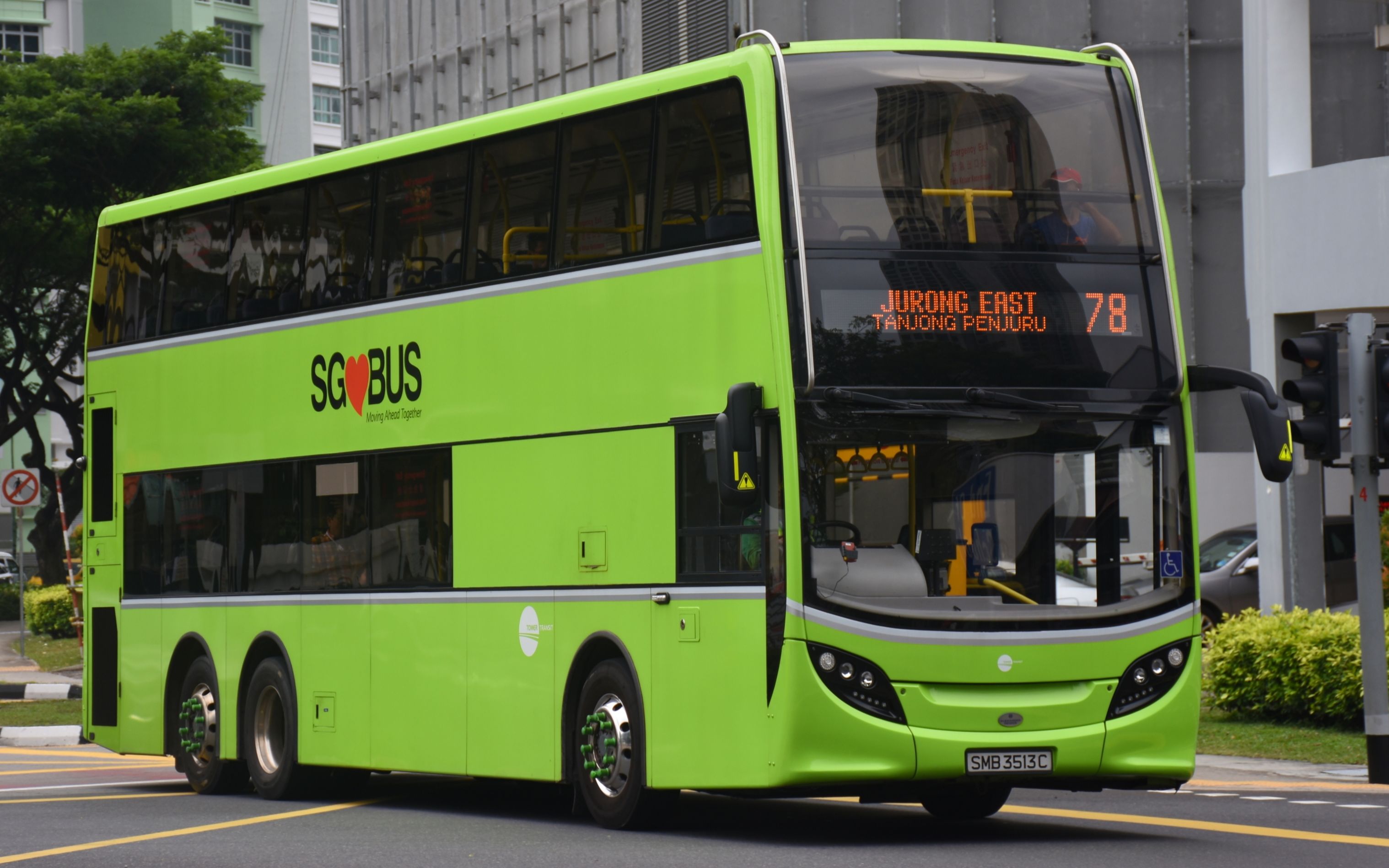 [新加坡公交] tower transit 78路 裕廊东66金文泰