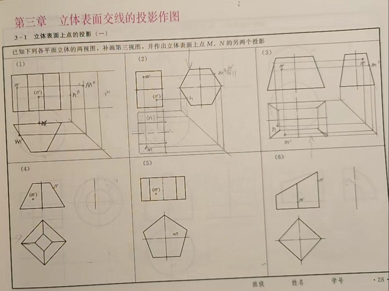 素描投影的画法解析图图片