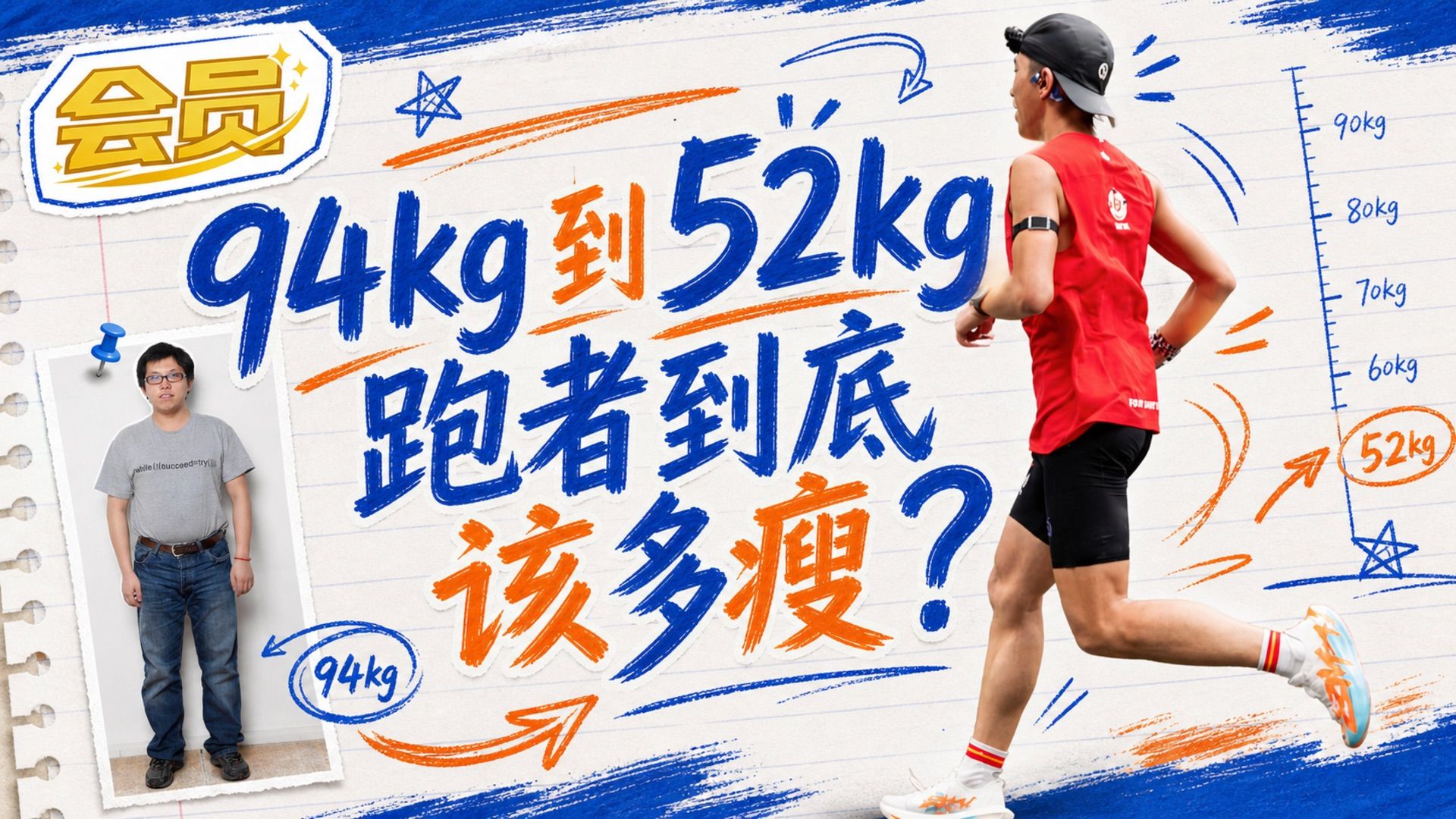 跑者到底该多瘦？从94kg到52kg，我走过两个极端
