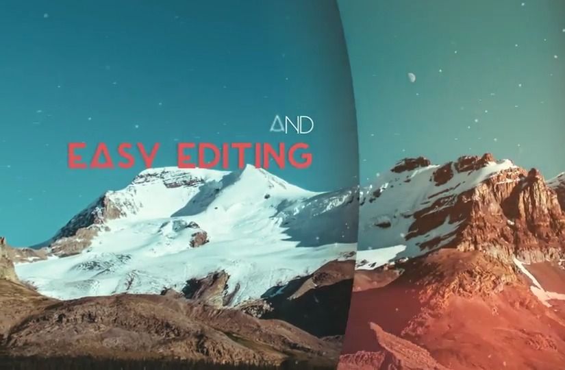 ae模板|高级优雅动态流行动画风格照片视频标题片头开场