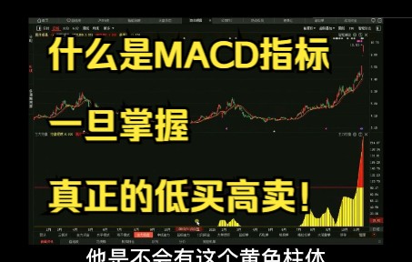 [图]什么是MACD指标，一旦掌握，真正的低买高卖！