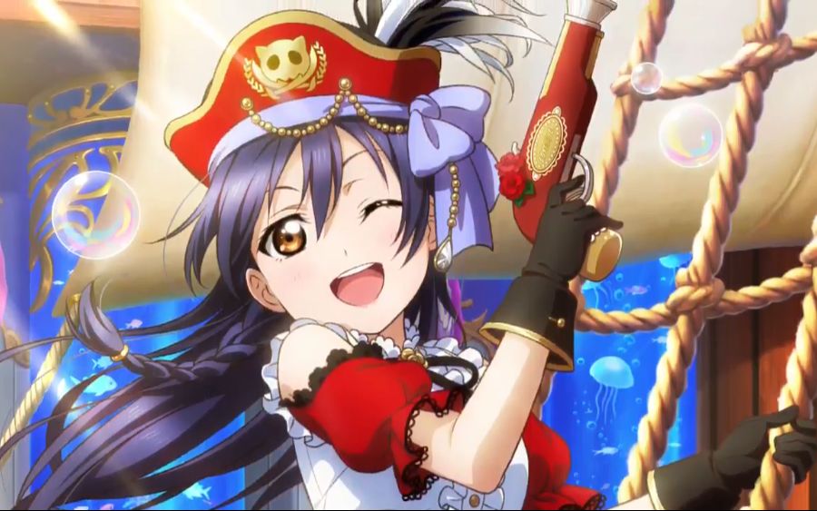 sif】ssr园田海未登场[海盗篇]_哔哩哔哩 (゜-゜)つロ 干杯~-bilibili